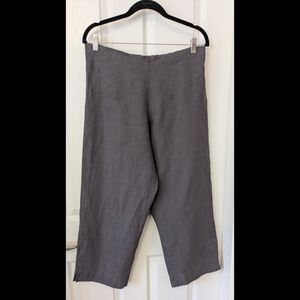 bryn Walker Charcoal Linen Pants